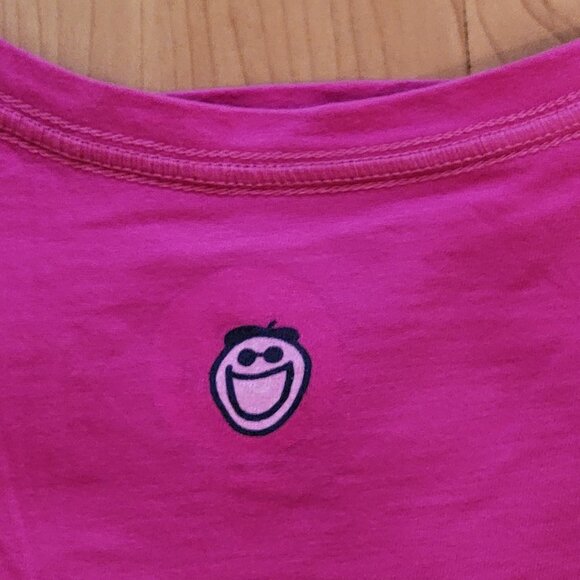 Life Is Good Magenta V-Neck Today is a Good Day Short Sleeve Classic Fit Tee - S - Picture 3 of 6